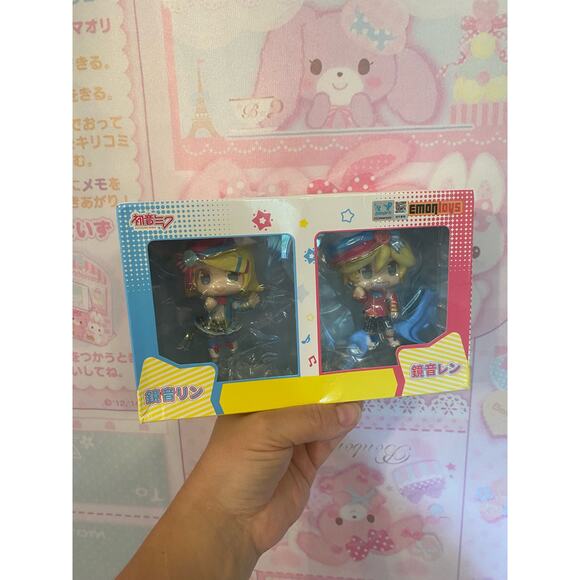 Piapro EmonToys Kagamine Len & Rin Q Version Figure Set - Picture 1 of 6